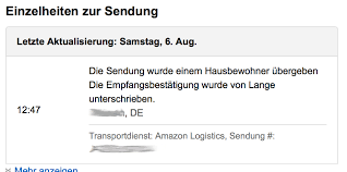 So einige amazon kunden darunter auch ich als stammkunde hatten sicher schon den fall das ein amazon paket laut bestellübersicht zwar bereits zugestellt worden sein soll, jedoch in wirklichkeit noch kein paket an der haustür abgegeben wurde. Meine Probleme Mit Amazon Logistics Redaktion42 S Weblog