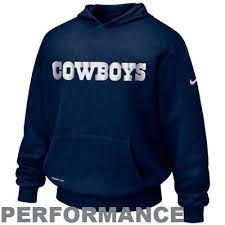 Nike Dallas Cowboys Youth Ko Performance Hoodie Navy Blue Dallas Cowboys Performance Hoodie Cowboy Shop