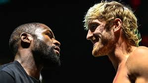Boxing legend, floyd mayweather and youtuber, logan paul, get in each other's faces ahead off their upcoming fight. D Qavkq5uguwcm