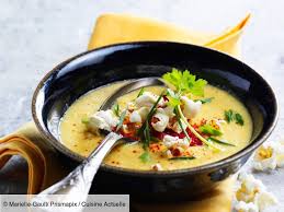 Soupe De Mais Doux Au Chorizo Recettes Recette Alimentation Recettes Poissons Et Fruits De Mer Idee Recette