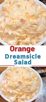 Ingredients 1 Box Orange Jell O 1 Box Instant Vanilla Pudding 1 Cup Boiling Water 1 2 Cup Cold W In 2020 Fluff Salad Recipes Orange Salad Recipes Orange Recipes