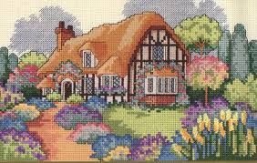 Small cross stitch patterns free. Kooler Design Studio English Cottage Cross Stitch Pattern 123stitch