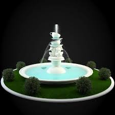 Fountain 036 Fountain 3d Model Model