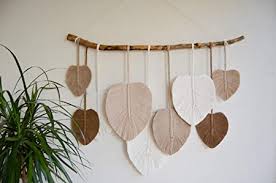The feathers can be made in different sizes, as well as dyed pre or post construction. Amazon Com Huge Macrame Feather Wall Hanging Boho Wall Decor Boho Decor For Bedroom Woven Wall Decor Yarn Tapestry Wall Hanging Dorm Wall Decor Boho Room Decor Boho Wall Art Aesthetic Wall Decor
