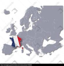 Freie karte für reisende und lehrer. Europa Karte Frankreich Stock Photo 7580894 Bildagentur Panthermedia