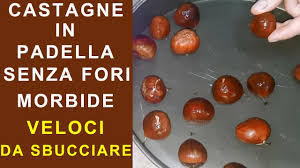 Le castagne sono un alimento unico nella stagione invernale, soprattutto se cotte in forno. Castagne In Padella Morbidissime Senza Padella Bucata Si Sbucciano Facilmente Foodvlogger Youtube