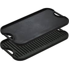 Lodge Pre Seasoned Cast Iron Reversible Grill Griddle 20 X10 5 Lpgi3 Walmart Com Griddles And Grill Pans Cast Iron Griddle Cast Iron Grill