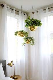 43 Beautiful Corner Living Room Decoration Ideas Homiku Com Vasos De Flores Pendurados Decoracao Com Plantas Vasos Suspensos