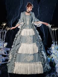 Ametyst ausgefallenes hochzeitskleid vorne kurz. Rokoko Viktorianischen Retro Kostum Kleid Geschichteten Ruschen Cosplay Kostum Karneval Lolitashow Com