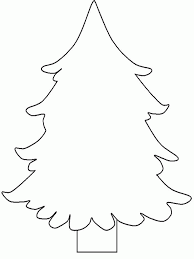 This christmas tree coloring page will be a hit with all the kids. Blank Christmas Tree Coloring Page Coloring Home
