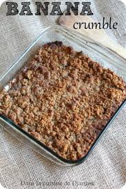 Crumble De Banane Vegetalien Sans Gluten Crumble Alimentation Recettes Sucrees