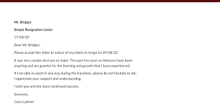 Please accept this letter as a formal notification of my resignation from the position of. How To Write Your Resignation Letter Free Examples Resume Io