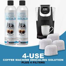 Delonghi magnifica xs espresso de'longhi magnifica review techgearlab. Buy 4 4 4 Use Coffee Machine Descaling Solution Plus 4 Filters Universal Descaler Concentrate For All Keurig 1 0 2 0 K Cup Pod Machines And Espresso Machines Online In Vietnam B07h38jhwv
