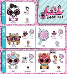 Lol Biggie Pets Checklist From Mgae Website Lolbiggiepets Lolpets Lolsurprisebiggiepets Lolsurprise Loldolls Loloriginal Lolsu Lol Dolls Cute Toys Pets