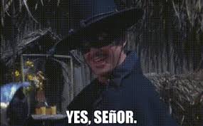 YARN | Yes, señor. | Zorro: The Gay Blade | Video gifs by quotes | b3162463  | 紗