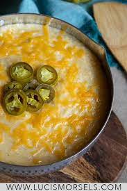 Cheesy Polenta With Pickled Jalapenos Luci S Morsels Recipe Polenta Polenta Recipes Recipes