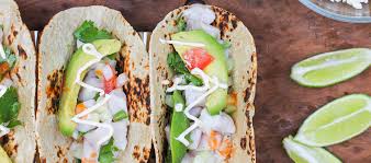 Press fish into the lime juice mixture so it is submerged. Spicy Ceviche Tacos La Tortilla Factory