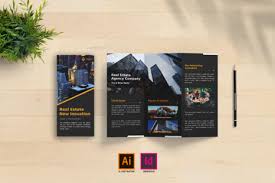 You found 310 trifold mockup a4 graphics, designs & templates. Trifold Brochure Mockup For Business In Stationery Mockups On Yellow Images Creative Store