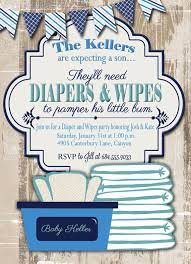 Baby Shower Invitation Diaper And Wipes Baby Shower Invitation Baby Baby Shower Invitations For Boys Diaper Shower Invitations Diaper Baby Shower Invitations