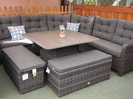 Click here for the ultimate complete package set includes set + cushions & parasol. Larne Stone Grey Rattan Corner Sofa Set Garden Centre Shopping