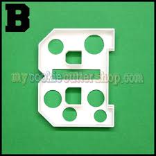 A sharp metal or plastic device used to cut cookies into shapes before they are cooked 2…. 8cm High Alphabet Letter D Cookie Cutter Wedding Cake Toppers Home Garden