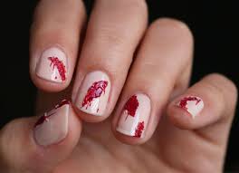 Nail art moustache movember + diy. Kawaii Nail Art