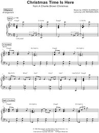 See christmas piano sheet music arrangements available from sheet music direct; Hdpiano Christmas Time Is Here Sheet Music Piano Solo In F Major Download Print Sku Mn0197972