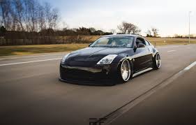 Jdm iphone wallpaper 65 images. Wallpaper Nissan 350z Black Road Japan Jdm Tuning Custom Speed Low Nismo Stance Datsun Fairlady Z Z33 Images For Desktop Section Nissan Download