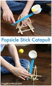 Build A Powerful Popsicle Stick Catapult - Frugal Fun For Boys And Girls