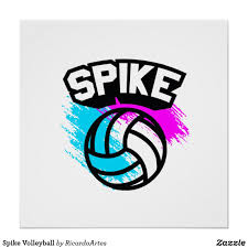 Yang punya info pertandingan bola voli, silahkan komenhalo bos. Spike Volleyball Poster Zazzle Com Volleyball Spike Volleyball Volleyball Posters