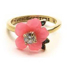 Hibiscus Flower Ring Flower Ring Blossom Jewelry Juicy Couture Jewelry