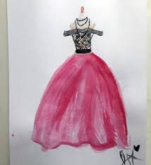 Dress design drawing for kids. Fashion Design Illustration For Kids Spring Season Bryant Park The Fashion Class
