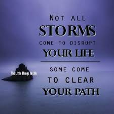You cannot live life to the fullest and enjoy the pleasures it brings if you are not living with your fullest energy and vibrancy. Not All Storms Come To Disrupt Your Life Some Come To Clear Your Path Lebensweisheiten Weisheiten Spruche