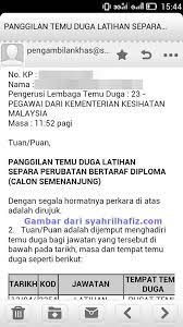 Klik :www.peperiksaanonlinespa.com/separaperubatankhas untuk calon temuduga latihan separa perubatandapatkan tips dan panduan temuduga latihan separa. Temuduga Latihan Separa Perubatan My Love Diploma
