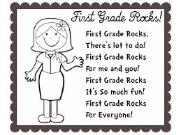 First Grade Rocks Back To School Poem Back To School Poem Poems About School First Grade Poems