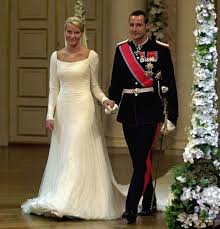 Mette Marit Royale Hochzeiten Konigliche Hochzeit Brautkleid