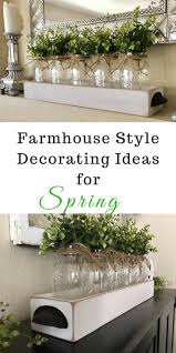 5 Quart Mason Jar Centerpiece Farmhouse Table Decor Boxwood Table Centerpiece Rustic Mason Jar Farmhouse Table Decor Mason Jar Centerpieces Jar Centerpieces