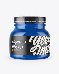 Elke dag worden duizenden nieuwe afbeeldingen van hoge kwaliteit toegevoegd. Glossy Cosmetic Jar Mockup In Jar Mockups On Yellow Images Object Mockups