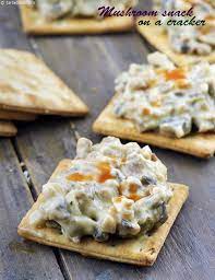 Mushroom Snack Recipe Vegetarian Recipes Recipe Recipes Snacks Stuffed Mushrooms