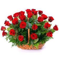 We are simply the #1 delivery floral service in australia! Jakarta Ruby Amore Flower Delivery 24 Red Roses In A Basket Flower Delivery Jakarta Online Florist Jakarta