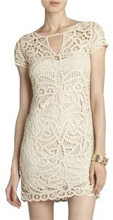Bcbgmaxazria Cream Off White Bcbg Lalinda Lace Crochet Medium Short Cocktail Dress Size 8 M 81 Off Retail In 2020 Crochet Cocktail Dresses Bcbg Dresses Crochet Mini Dress
