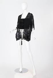 Check spelling or type a new query. Edwardian Black Silk Chiffon Kimono Sleeve Blouse With Asian Floral Pattern Me For Sale At 1stdibs