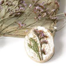 The most common dried pressed flower material is metal. Dried Flower Brooch Botanical Jewelry From Woodendecorate On Etsy