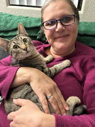 As Crimson's foster mom, my own mom got to fall in love with him and  inevitably, she adopted him this morning. He now has a home and won't ever  have to struggle