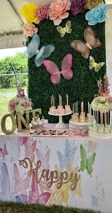 1st Birthday Party Decorations At Home Butterflies Birthday Party Ideas Photo 3 Of 40 Garden Party Birthday Butterfly Birthday Party Decorations 1st Birthday Party For Girls