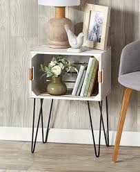 Rustic Wooden Crate End Tables In 2020 Crate End Tables Wooden Crate End Table End Tables