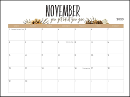 Cute November 2020 Calendar Designs Latest Calendar In 2020 Calendar Design Calendar Design Template November Calendar