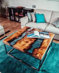 Pedido Personalizado Para Deborah Epoxy Mesita Mesa De Rio De Etsy In 2020 Resin Furniture Wood Resin Table Wood Table Design