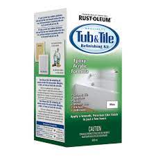 Over the years, i used some of the $20 bathtub refinishing kits found at home depot to touch up the peeling areas. Rust Oleum Specialty Tub Tile Refinishing Kit In Gloss White 920 Ml The Home Depot Canada