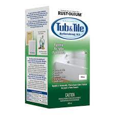 By.rho 2x105 screen repair kit. Rust Oleum Specialty Tub Tile Refinishing Kit In Gloss White 920 Ml The Home Depot Canada